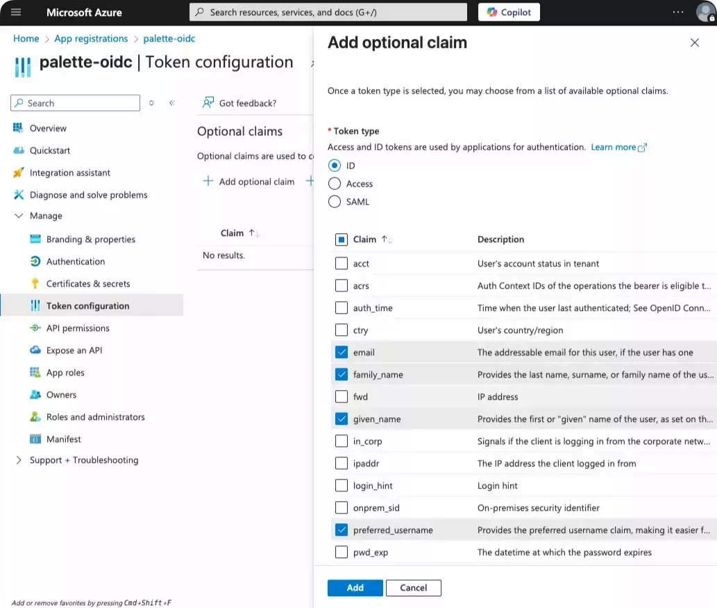 Add a claim button